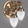 Kemar OK60/2/P - Kinkiet OURO EAGLE 2xE27/60W/230V