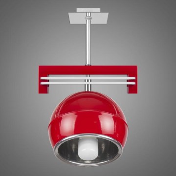 Kemar SG/KU/1/RD - Lampa wisząca QUARA 1xE27/60W/230V 