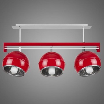 Kemar SG/KU/3/RD - Lampa wisząca QUARA 3xE27/60W/230V 