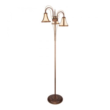 Kemar T/LS/3 - Lampa podłogowa TANAJA 3xE14/60W/230V czerwona