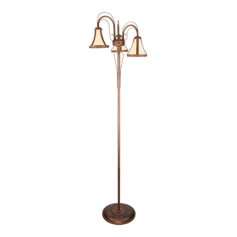 Kemar T/LS/3 - Lampa podłogowa TANAJA 3xE14/60W/230V czerwona