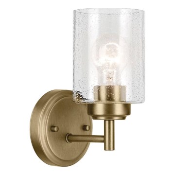 Kichler - Kinkiet WINSLOW 1xE27/60W/230V mosiądz