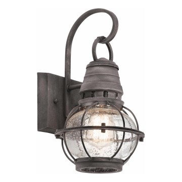Kichler - Kinkiet zewnętrzny BRIDGE POINT 1xE27/60W/230V IP44 brązowy