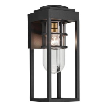 Kichler - Kinkiet zewnętrzny HONE 1xE27/60W/230V IP44 czarny