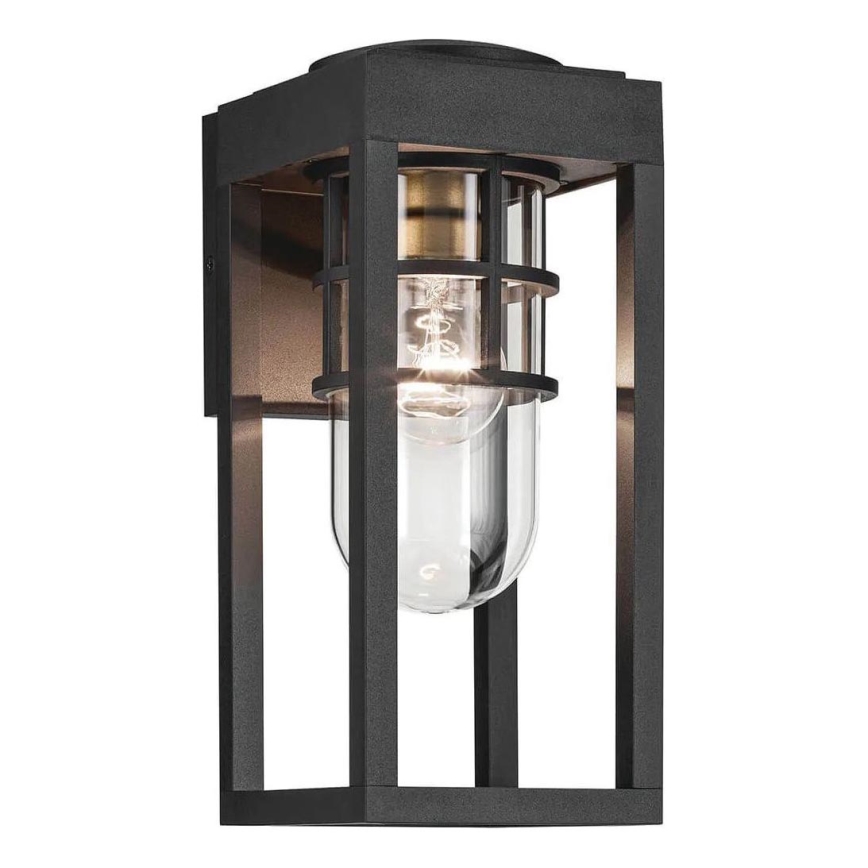 Kichler - Kinkiet zewnętrzny HONE 1xE27/60W/230V IP44 czarny