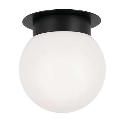 Kichler - Lampa sufitowa ALBERS 1xE27/40W/230V śr. 20,3 cm czarna