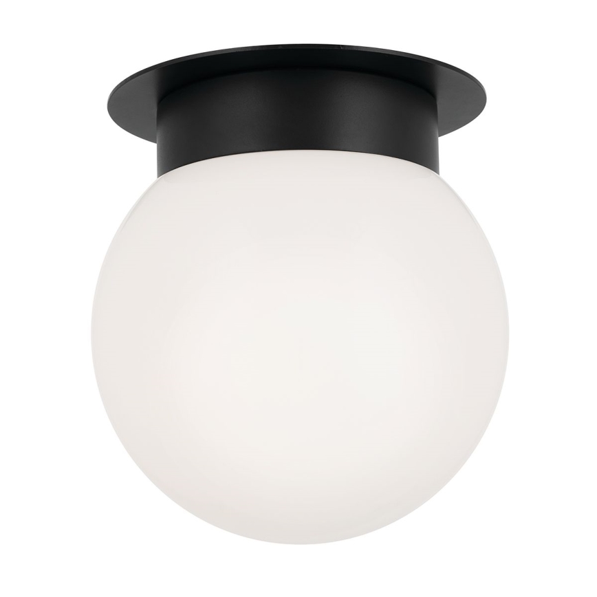 Kichler - Lampa sufitowa ALBERS 1xE27/40W/230V śr. 20,3 cm czarna