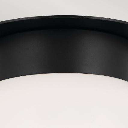 Kichler - Lampa sufitowa ALBERS 1xE27/40W/230V śr. 20,3 cm czarna