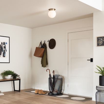 Kichler KL-ALBERS-F-G-CPZ-Lampa sufitowa ALBERS 1xE27/40W/230V śr. 20,3 cm złota