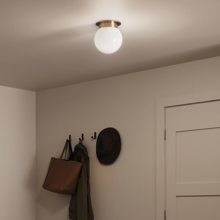 Kichler KL-ALBERS-F-G-CPZ-Lampa sufitowa ALBERS 1xE27/40W/230V śr. 20,3 cm złota