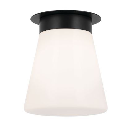 Kichler - Lampa sufitowa ALBERS 1xE27/40W/230V śr. 21,6 cm czarna