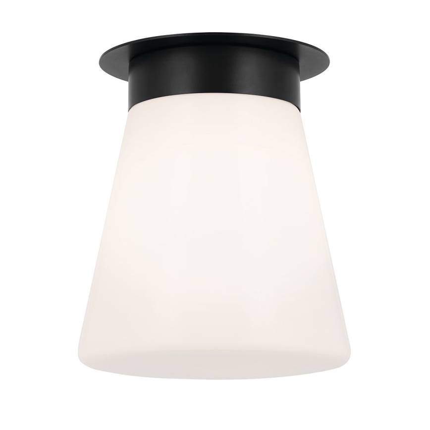 Kichler - Lampa sufitowa ALBERS 1xE27/40W/230V śr. 21,6 cm czarna