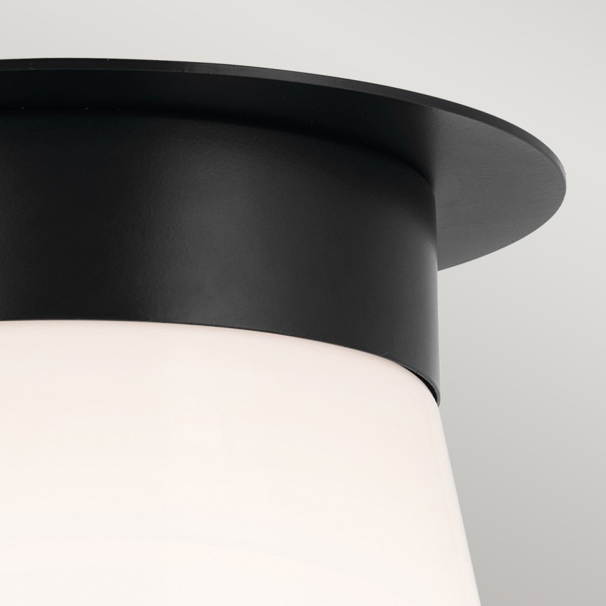 Kichler - Lampa sufitowa ALBERS 1xE27/40W/230V śr. 21,6 cm czarna