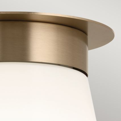 Kichler - Lampa sufitowa ALBERS 1xE27/40W/230V śr. 21,6 cm brązowa