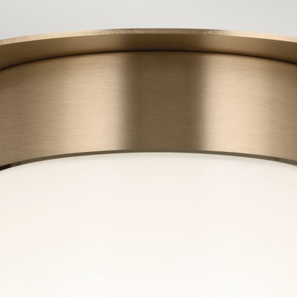 Kichler - Lampa sufitowa ALBERS 1xE27/40W/230V śr. 21,6 cm brązowa