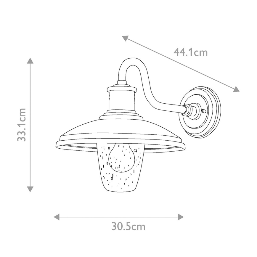 Kichler - Oświetlenie zewnętrzne ALLENBURY 1xE27/40W/230V IP44
