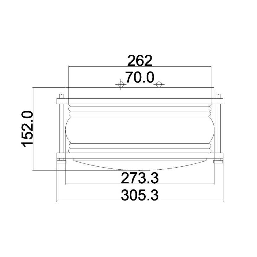 Kichler - Lampa zewnętrzna ASHLANDBAY 1xE27/60W/230V IP44 brązowa