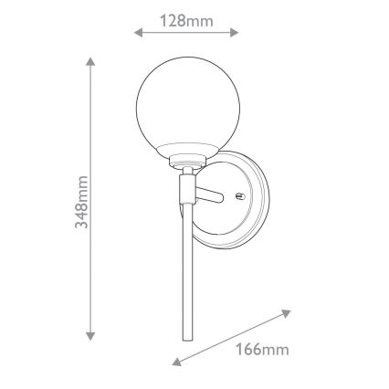 Kichler - LED kinkiet łazienkowy BENNO 2xG9/3W/230V złoty IP44