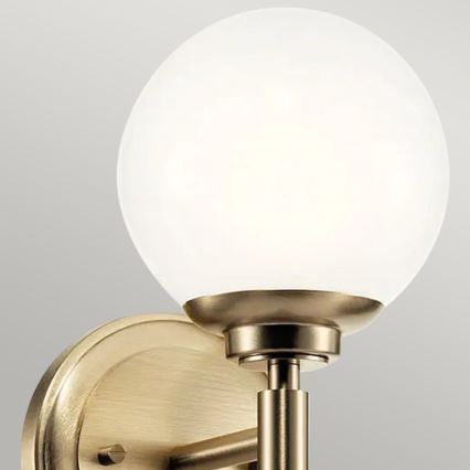 Kichler - LED Kinkiet łazienkowy BENNO 1xG9/3W/230V IP44 mosiądz