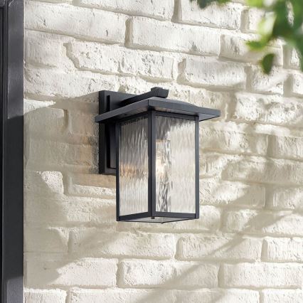 Kichler - Kinkiet zewnętrzny CAPPANNA 1xE27/60W/230V IP44 czarny