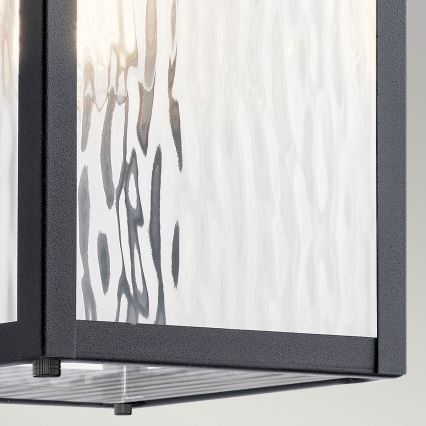 Kichler - Kinkiet zewnętrzny CAPPANNA 1xE27/60W/230V IP44 czarny