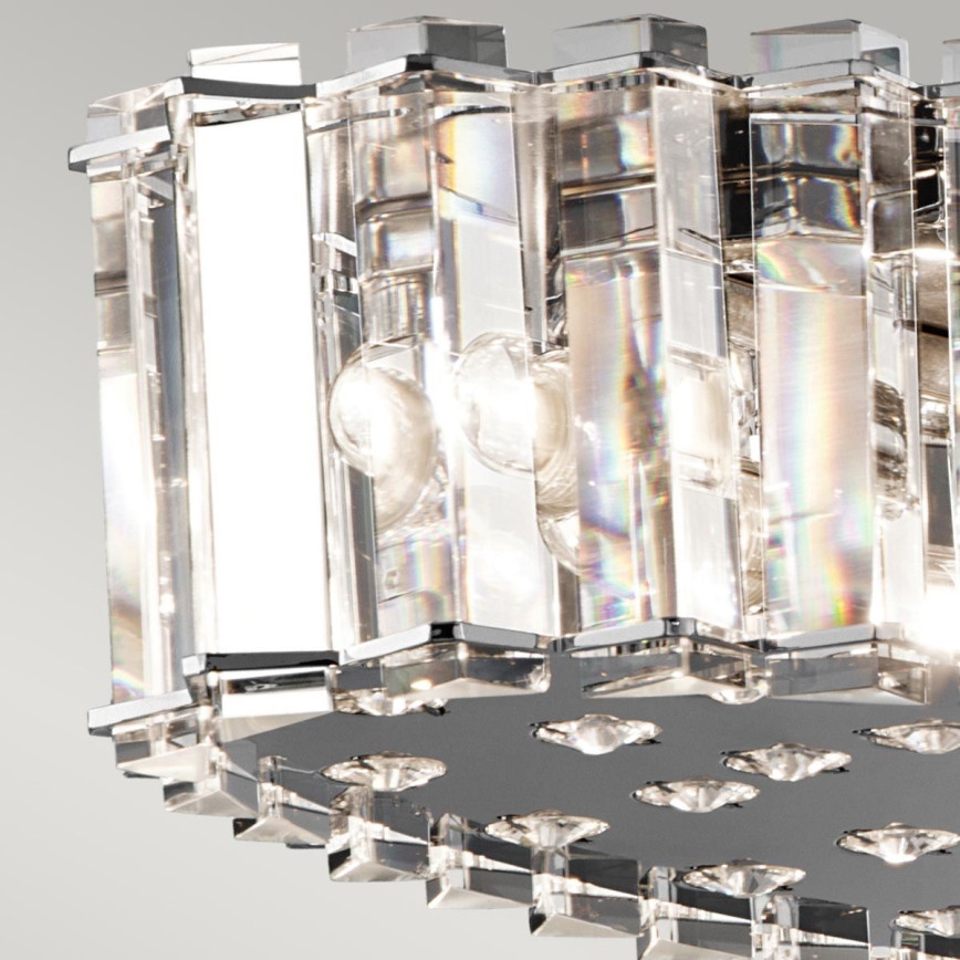 Kichler - Żyrandol łazienkowy LED na lince CRYSTAL SKYE 12xG9/3W/230V IP44