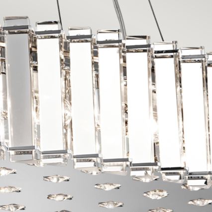 Kichler - Żyrandol łazienkowy LED na lince CRYSTAL SKYE 12xG9/3W/230V IP44