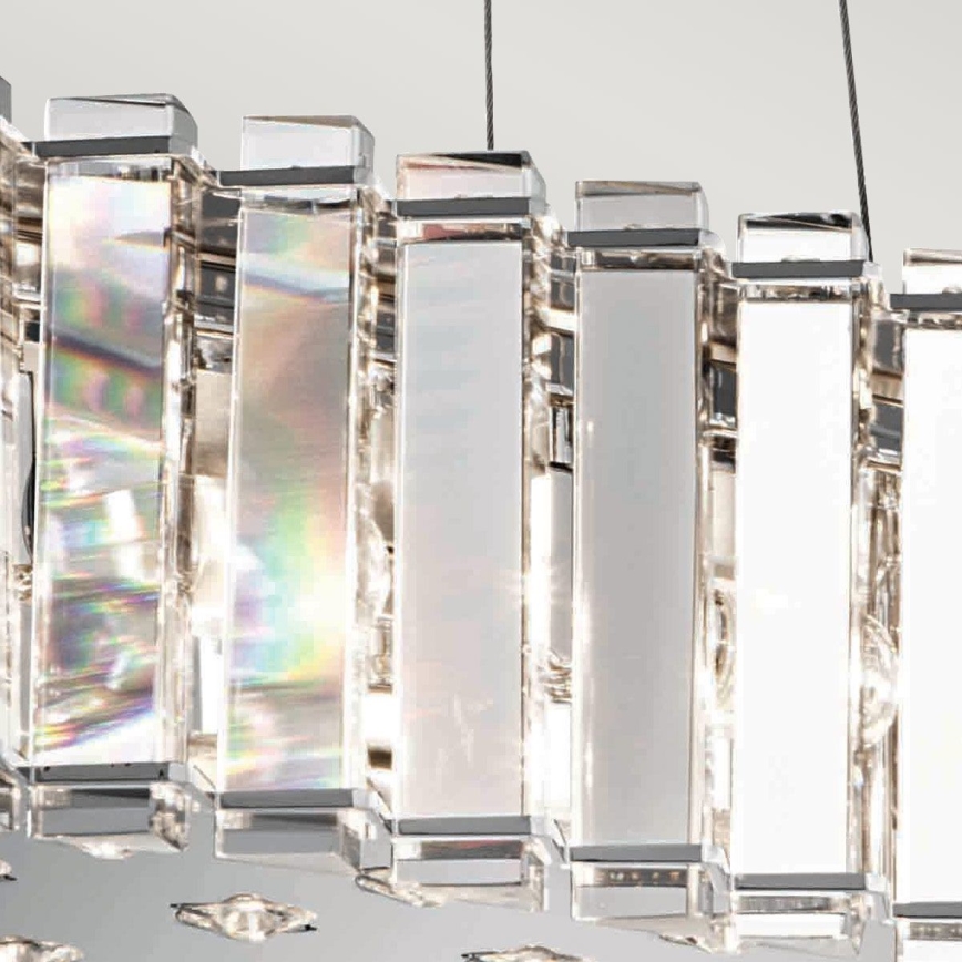 Kichler - Żyrandol łazienkowy LED na lince CRYSTAL SKYE 8xG9/3W/230V IP44