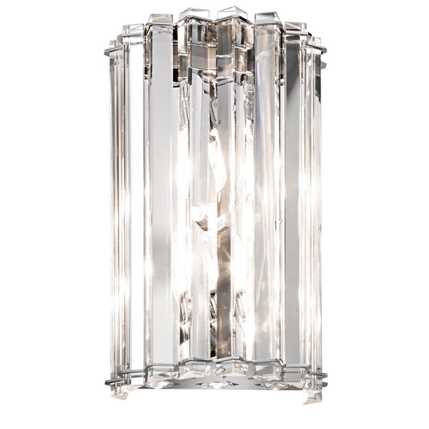 Kichler - LED Lampa ścienna łazienkowa CRYSTAL SKYE 2xG9/3W/230V IP44