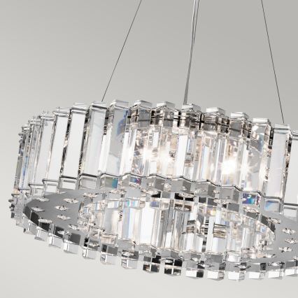 Kichler - Żyrandol łazienkowy LED na lince CRYSTAL SKYE 8xG9/3W/230V IP44