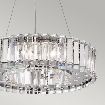 Kichler - Żyrandol łazienkowy LED na lince CRYSTAL SKYE 8xG9/3W/230V IP44