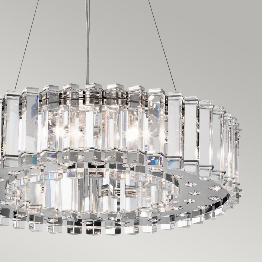Kichler - Żyrandol łazienkowy LED na lince CRYSTAL SKYE 8xG9/3W/230V IP44