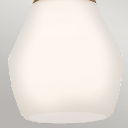 Kichler - Żyrandol na drążku DEELA 1xE27/60W/230V śr. 17,8 cm mosiądz