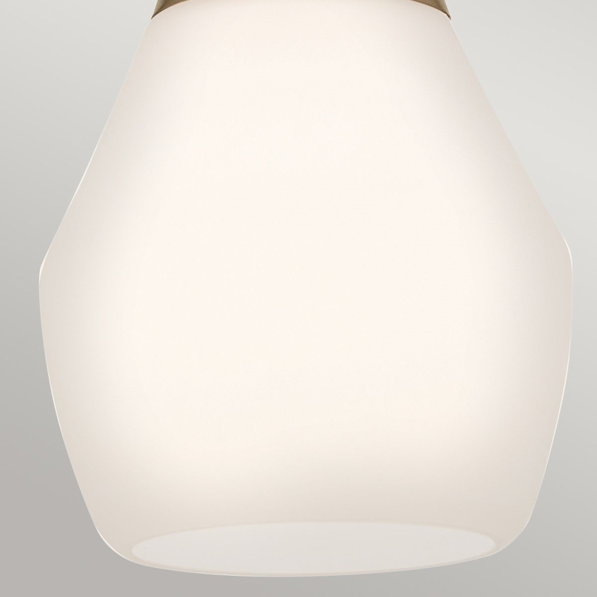 Kichler - Żyrandol na drążku DEELA 1xE27/60W/230V śr. 17,8 cm mosiądz