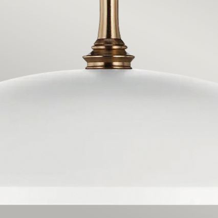 Kichler - Żyrandol na łańcuchu DELAROSA 1xE27/60W/230V biały/mosiądz