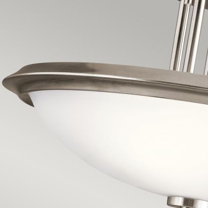 Kichler - Żyrandol natynkowy DREYFUS 3xE27/60W/230V matowy chrom