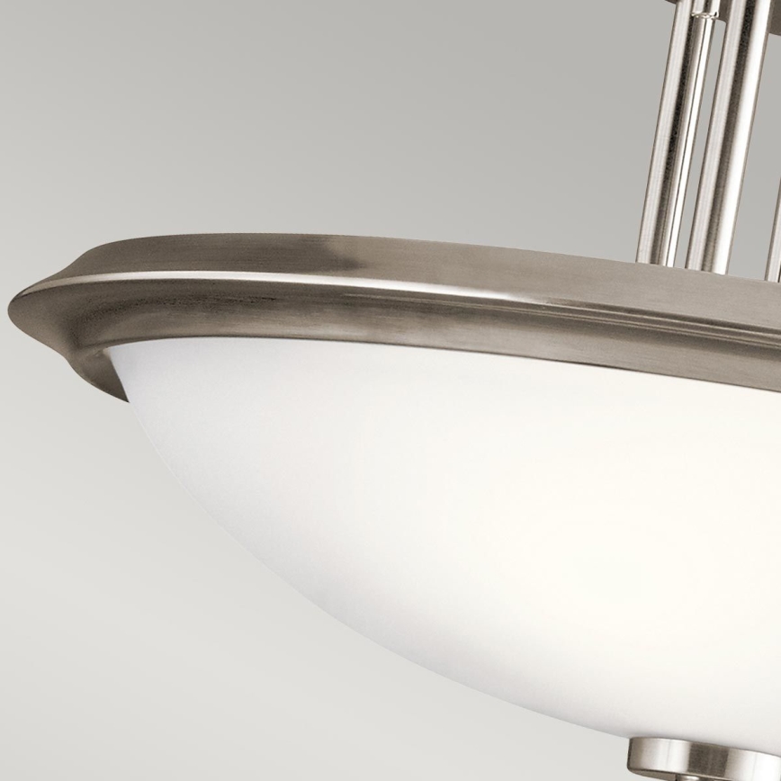 Kichler - Żyrandol natynkowy DREYFUS 3xE27/60W/230V matowy chrom