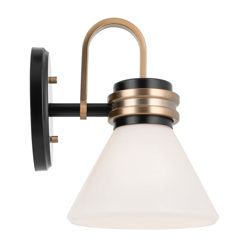 Kichler - LED Kinkiet łazienkowy FARUM 1xG9/3W/230V IP44 czarny/mosiądz