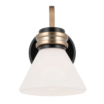 Kichler - LED Kinkiet łazienkowy FARUM 1xG9/3W/230V IP44 czarny/mosiądz