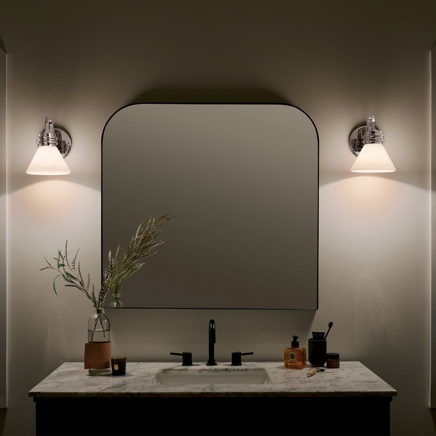 Kichler - LED Kinkiet łazienkowy FARUM 1xG9/3W/230V IP44 chrom błyszczący