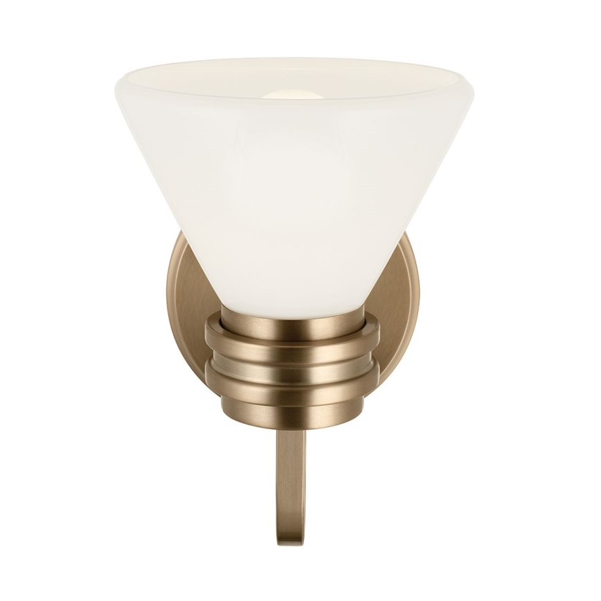 Kichler - LED Kinkiet łazienkowy FARUM 1xG9/3W/230V IP44 mosiądz