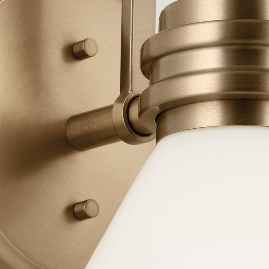 Kichler - LED Kinkiet łazienkowy FARUM 1xG9/3W/230V IP44 mosiądz