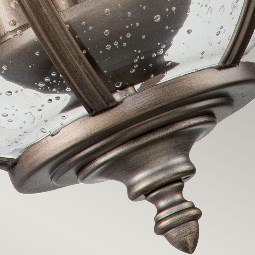 Kichler - Zewnętrzny kinkiet HALLERON 3xE14/40W/230V IP44