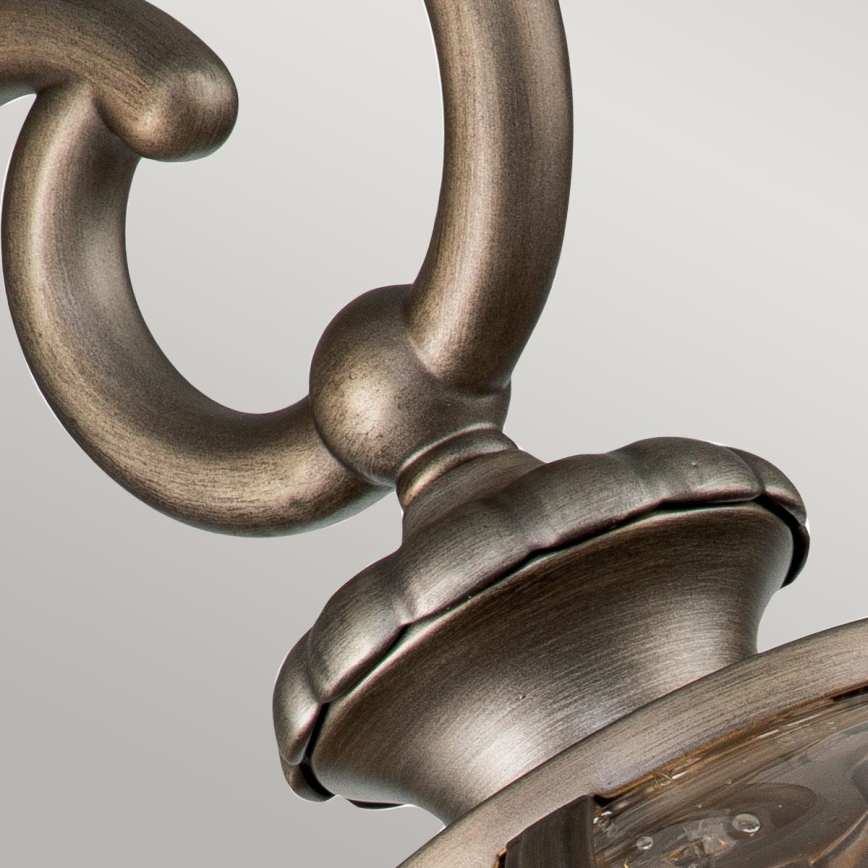 Kichler - Zewnętrzny kinkiet HALLERON 3xE14/40W/230V IP44