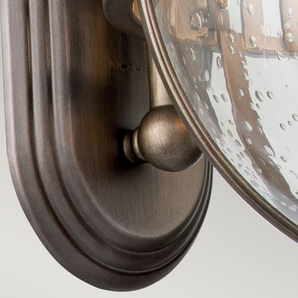 Kichler - Zewnętrzny kinkiet HALLERON 3xE14/40W/230V IP44