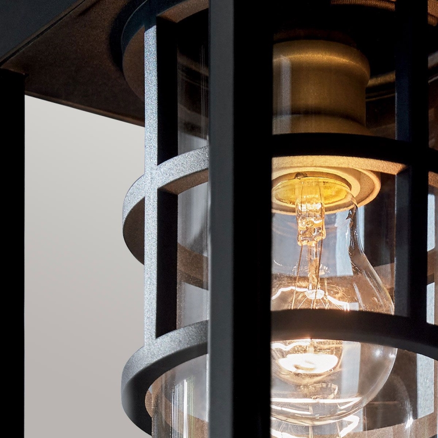 Kichler - Kinkiet zewnętrzny HONE S 1xE27/60W/230V IP44 czarny