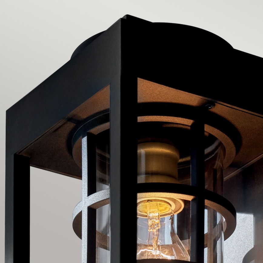 Kichler - Kinkiet zewnętrzny HONE S 1xE27/60W/230V IP44 czarny