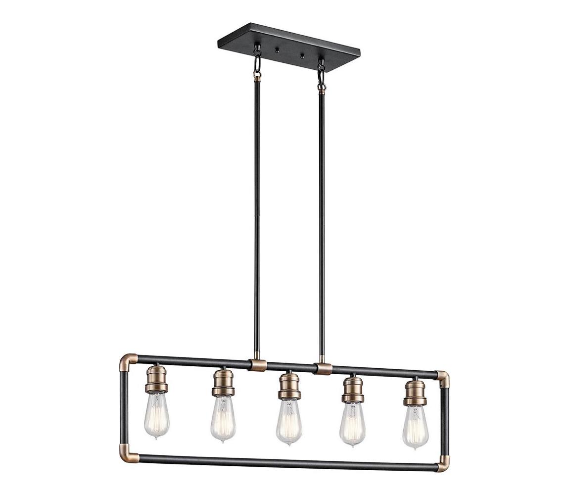 Kichler KL-IMAHN-ISLE - Żyrandol na drążku IMAHN 5xE27/60W/230V