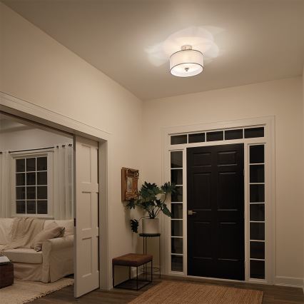 Kichler - Żyrandol natynkowy LACEY 3xE27/60W/230V matowy chrom