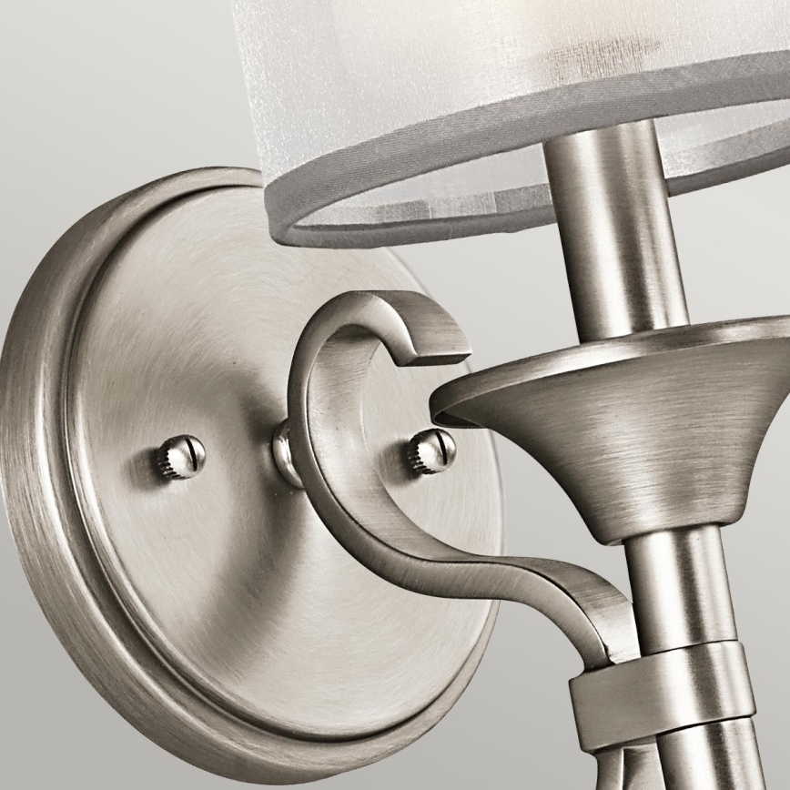 Kichler - Kinkiet LACEY 1xE14/40W/230V matowy chrom